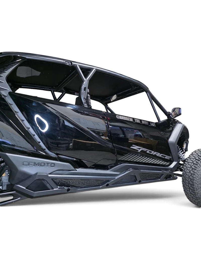 2026+ CFMoto ZForce Z10 Spark Tree Kicker Side Steps (4 Seat), Black