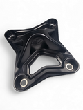 2017 to current Can Am X3 Maverick 6 bolt EOD XL Radius Rod Plate with Tow Hook Black by Elektric Offroad