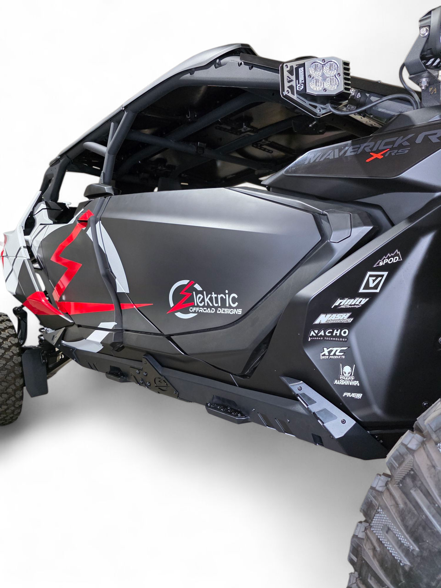 2024+ Can Am Maverick R Volt Rocker Steps 4 Seat – Kwik-Saw Racing