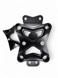 2022 to Current Can Am X3 10 Bolt Radius Rod Plate with Pull Hook (Black) by Elektric Offroad