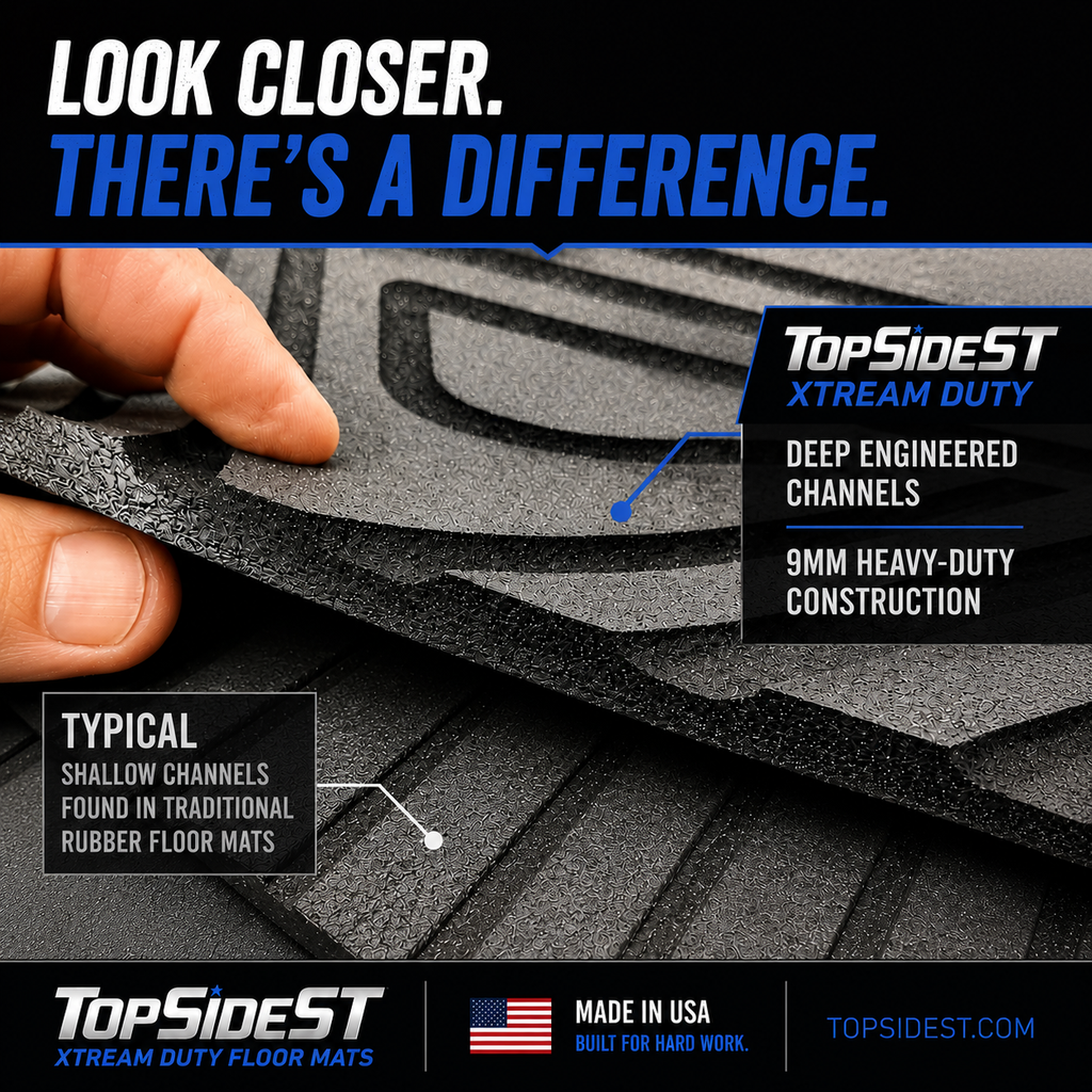 Polaris Ranger 1500XD HD 9mm Rubber Mats (2024 - Current) - view 2