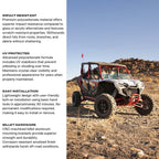 Honda Talon Polycarbonate Half Front Windshield