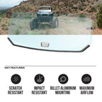 Polaris RZR Pro R Polycarbonate Half Front Windshield