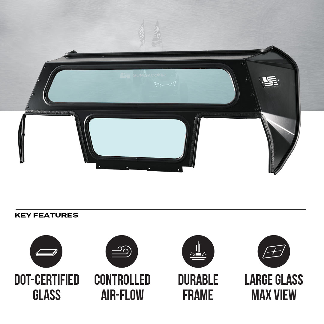 Polaris Pro R Rear Windshield (2025+)