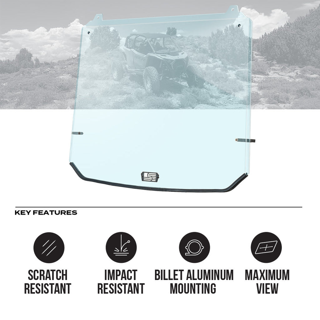 Polaris RZR Pro XP & Pro S Polycarbonate Full Front Windshield