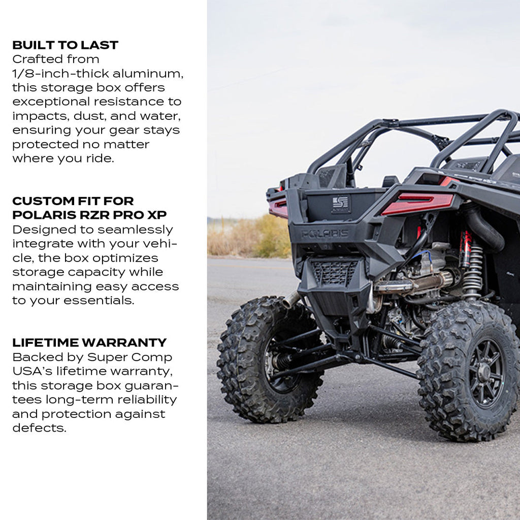 Polaris RZR Turbo R, Pro S, & Pro XP Storage Box