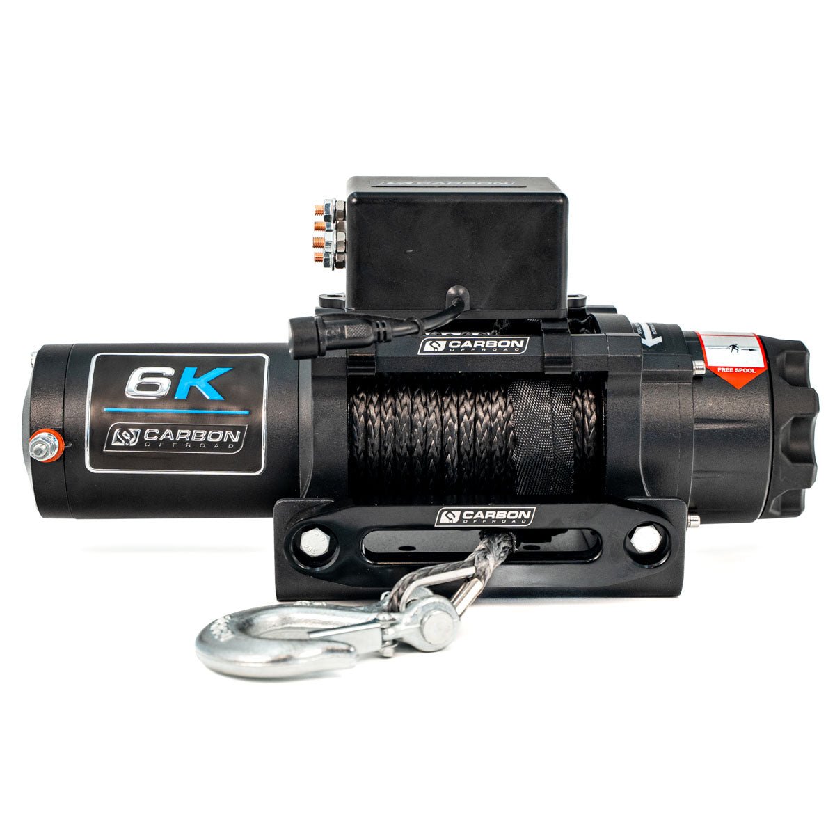 Carbon Offroad 6000lb ATV - Small 4X4 Winch