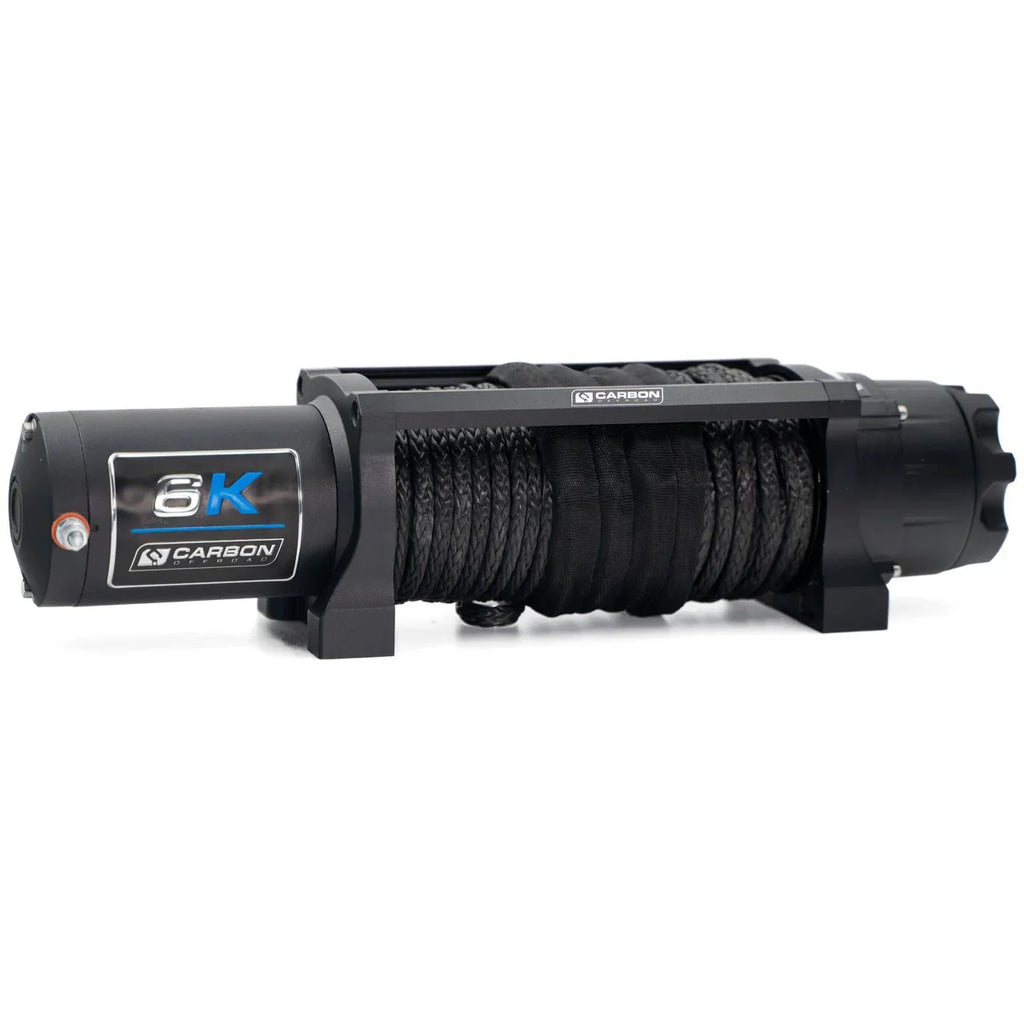 Carbon Offroad Long Drum 6000lb ATV - Small 4X4 Winch