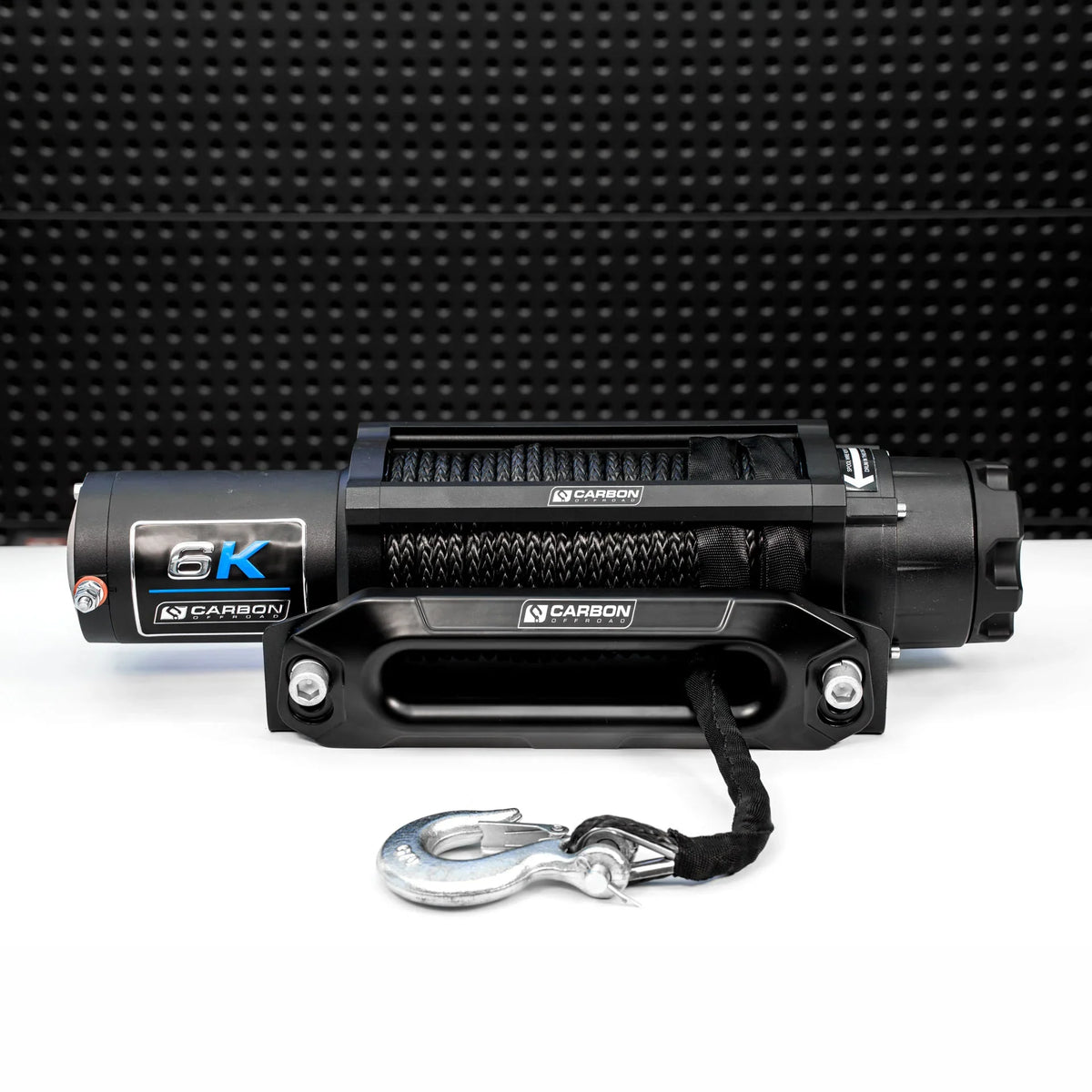 Carbon Offroad Long Drum 6000lb ATV - Small 4X4 Winch
