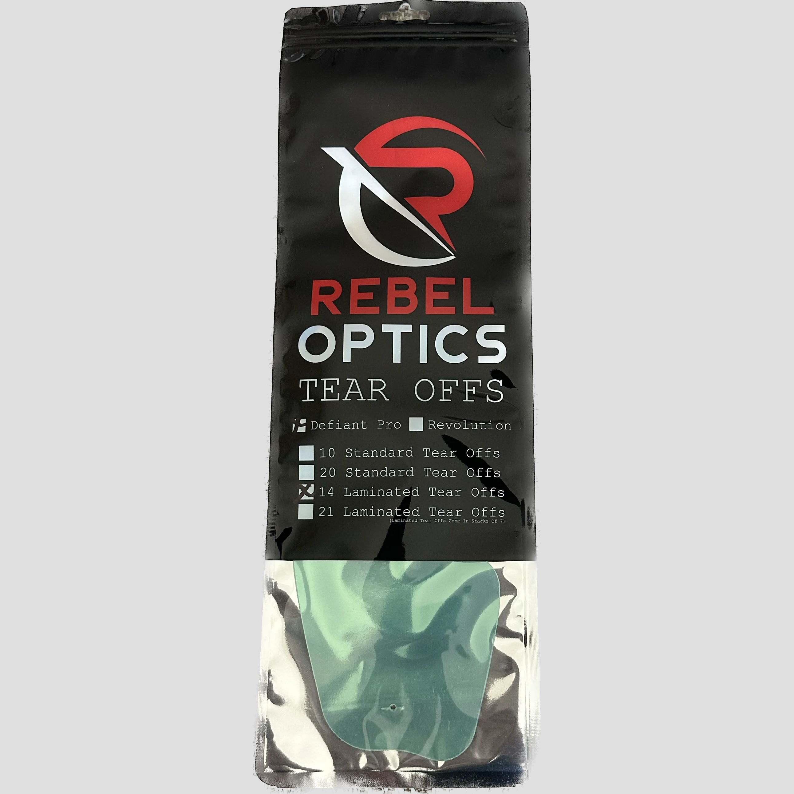 Defiant Pro Laminate tear-offs - 14 pack