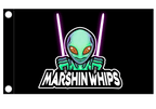 Marshin Whips Single Day Flag (Flag Only) | Non-Magnetic - view 2