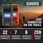 GMR5 - 5W GMRS Handheld Radio - 2 Pack
