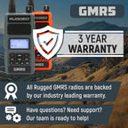 GMR5 - 5W GMRS Handheld Radio - 2 Pack
