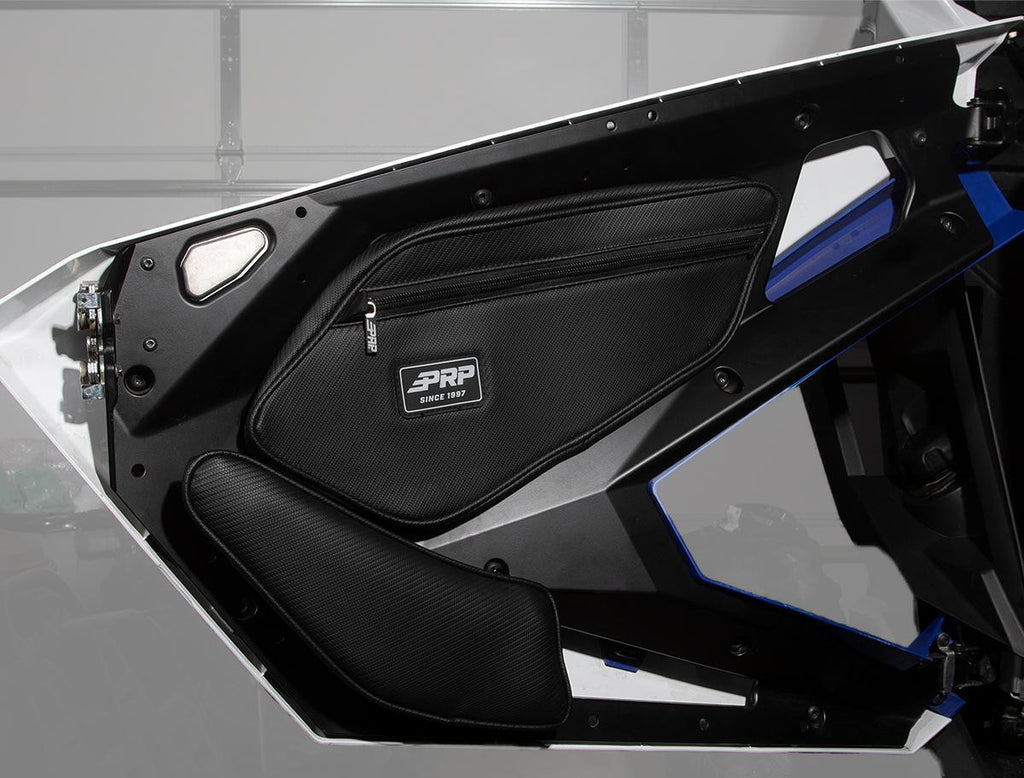 Front Door Bags For 2020 - 2024 with Knee Pad for Polaris RZR PRO XP, PRO R, Turbo R (Pair)