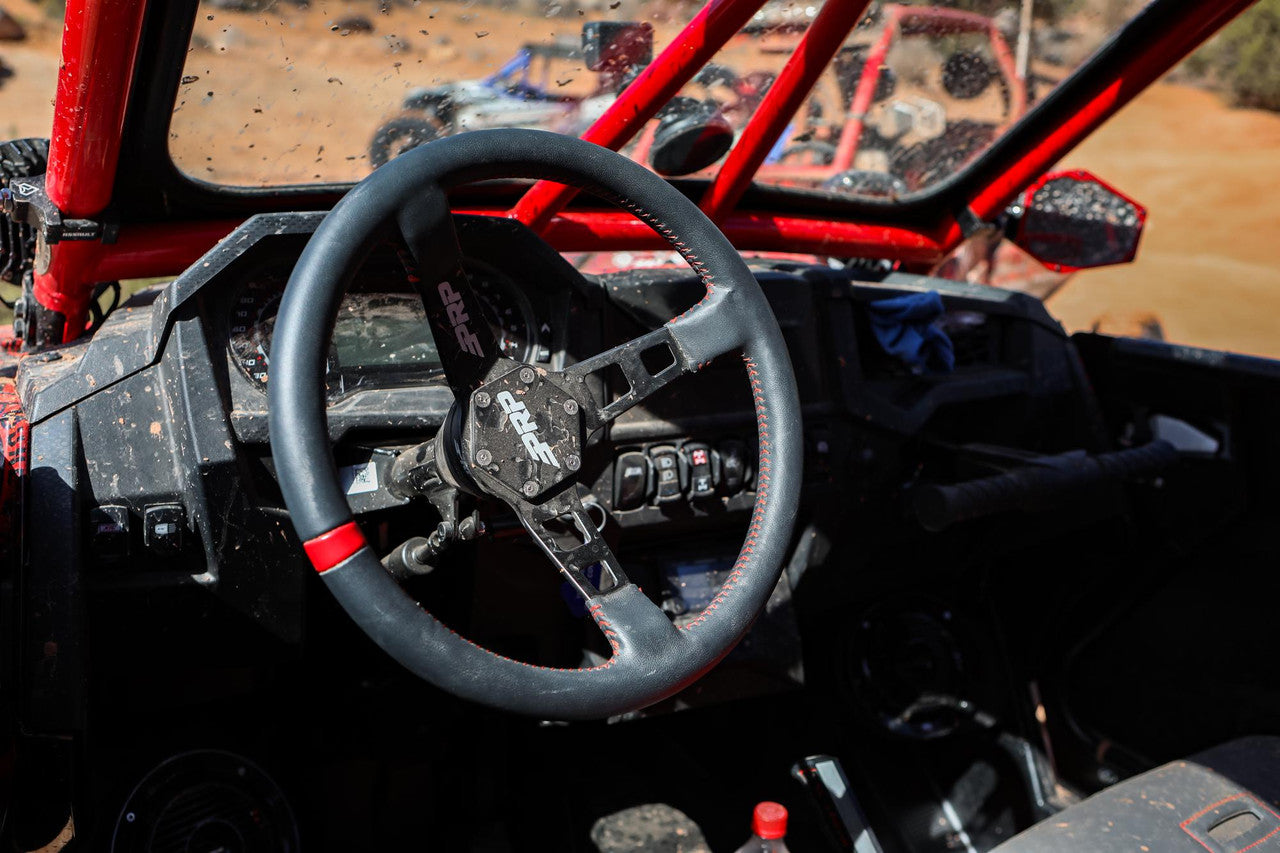 Deep Dish Leather Steering Wheel