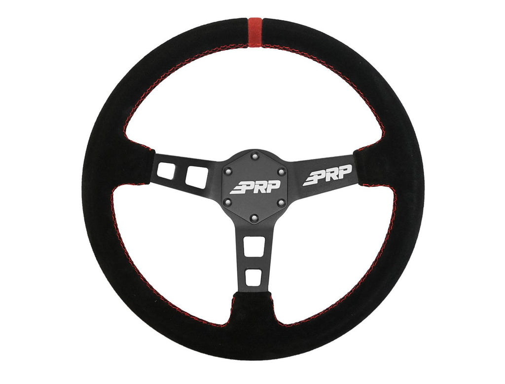 Deep Dish Suede Steering Wheel