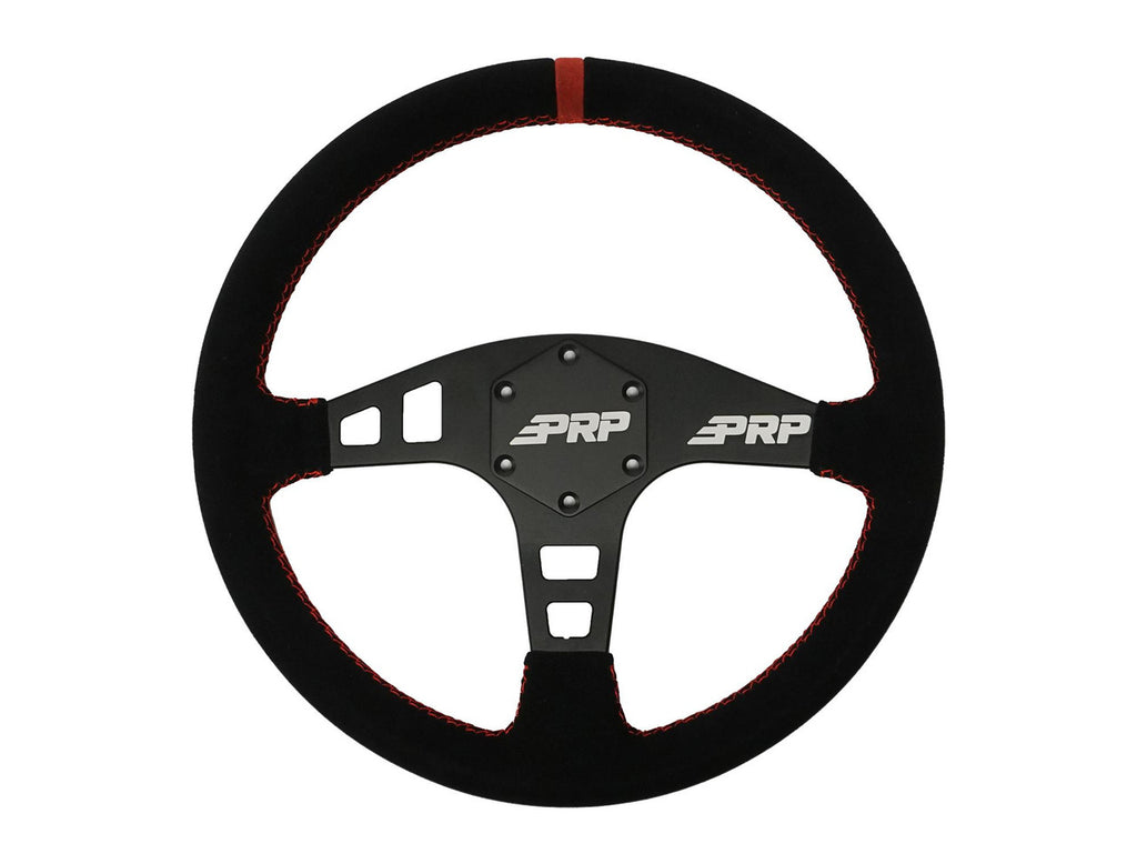Flat Suede Steering Wheel