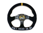 Don’t Tread on Me Comp-R Suede Steering Wheel (D-Shaped)
