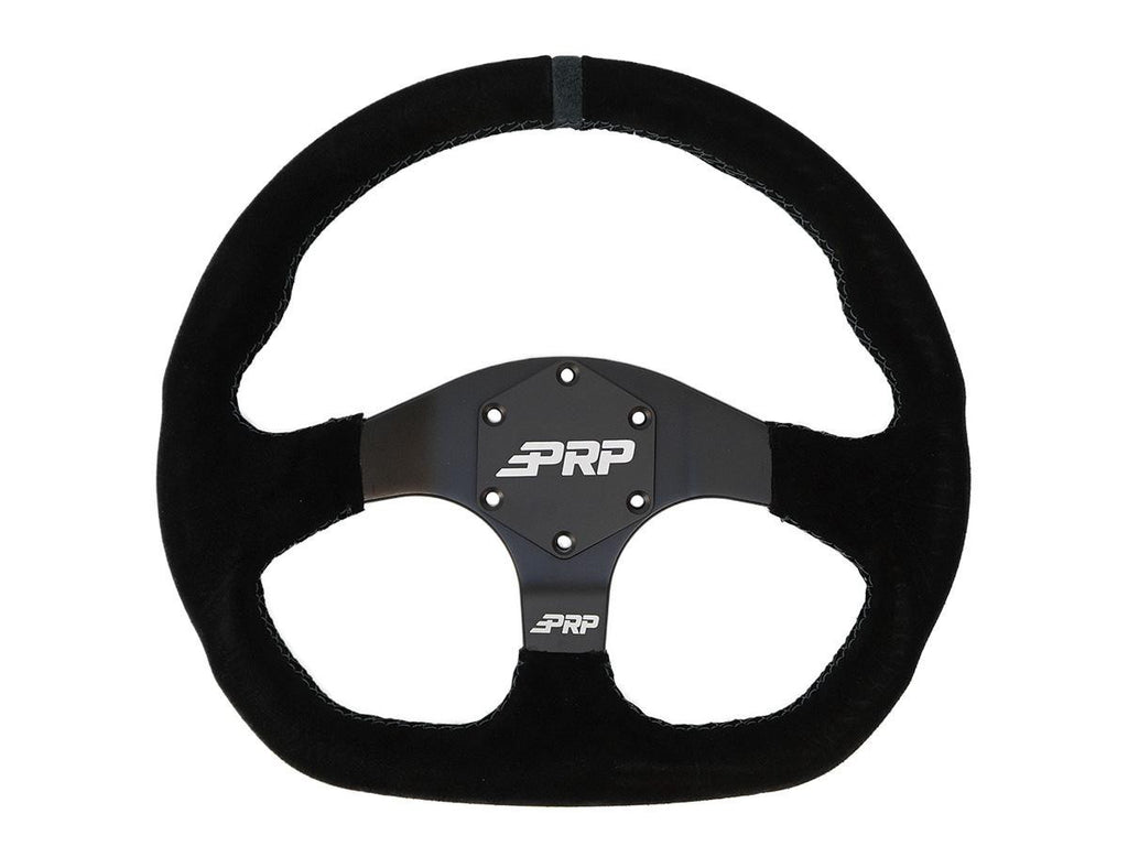 Heated Comp-R Suede Steering Wheel, Black