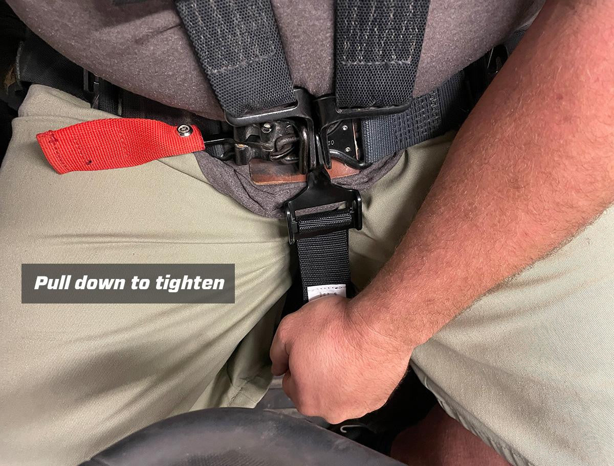 Adjustable 5th Point Crotch Belt for Latch and Link Harness - PRP