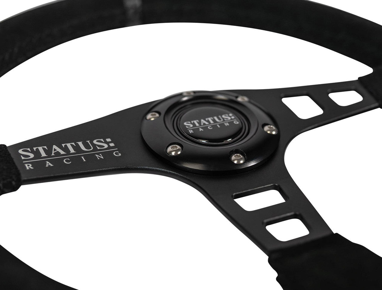 SR Flat Suede Steering Wheel