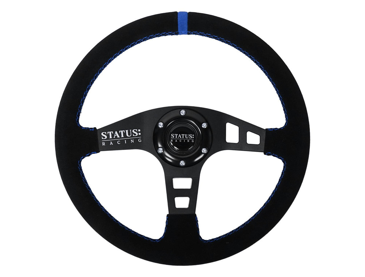 SR Flat Suede Steering Wheel