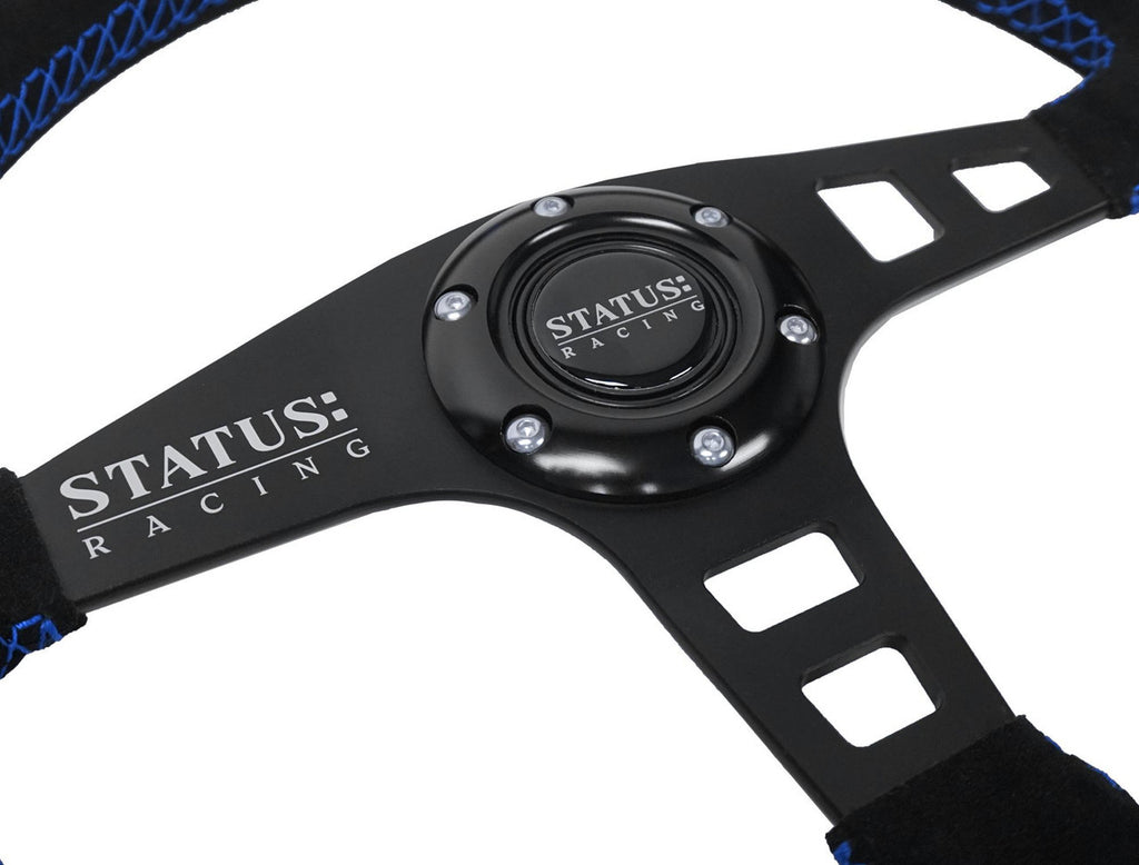 SR Flat Suede Steering Wheel