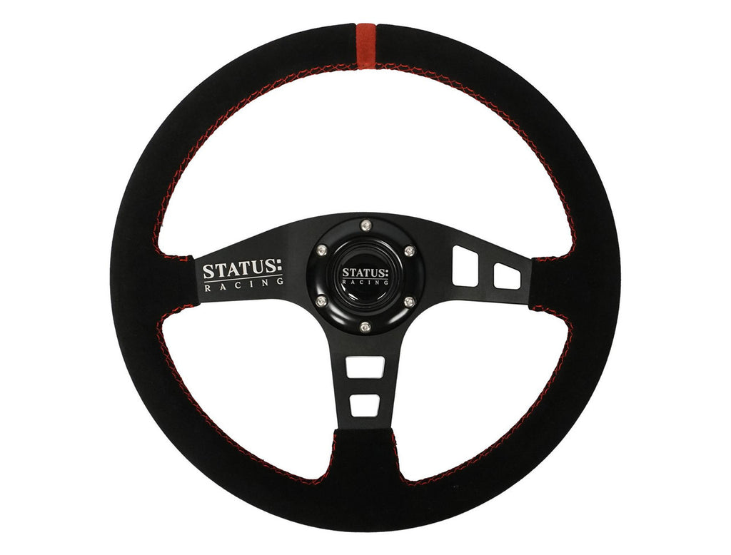 SR Flat Suede Steering Wheel