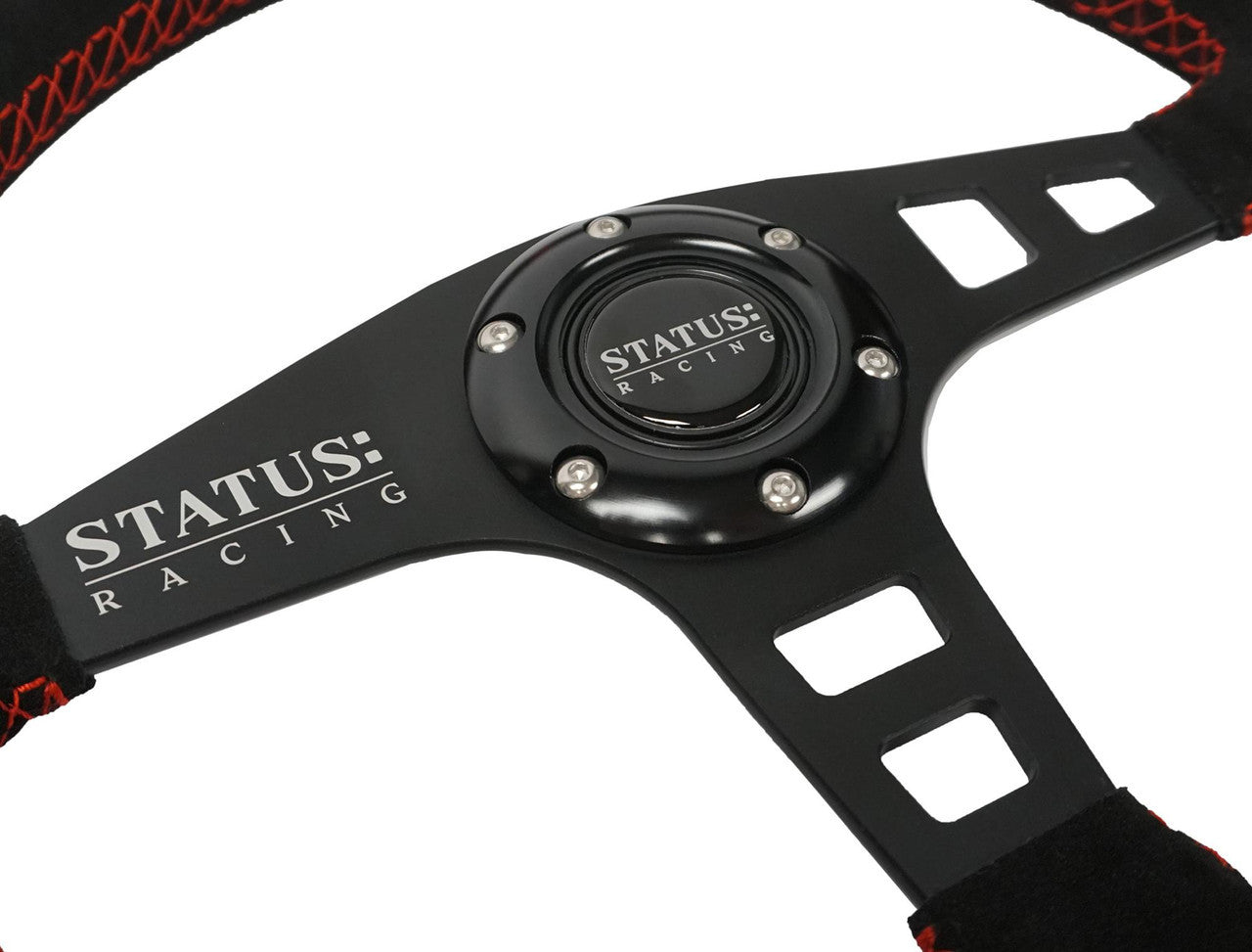 SR Flat Suede Steering Wheel