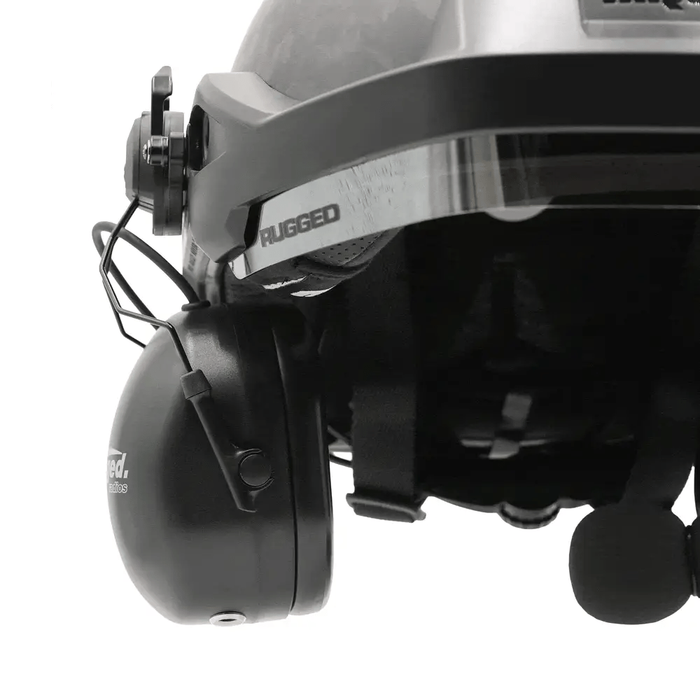 MRC Opposition Half Helmet with Rail Mounted Headset - DOT