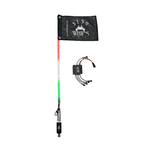 Hyper Color LED Whip – Red White Green