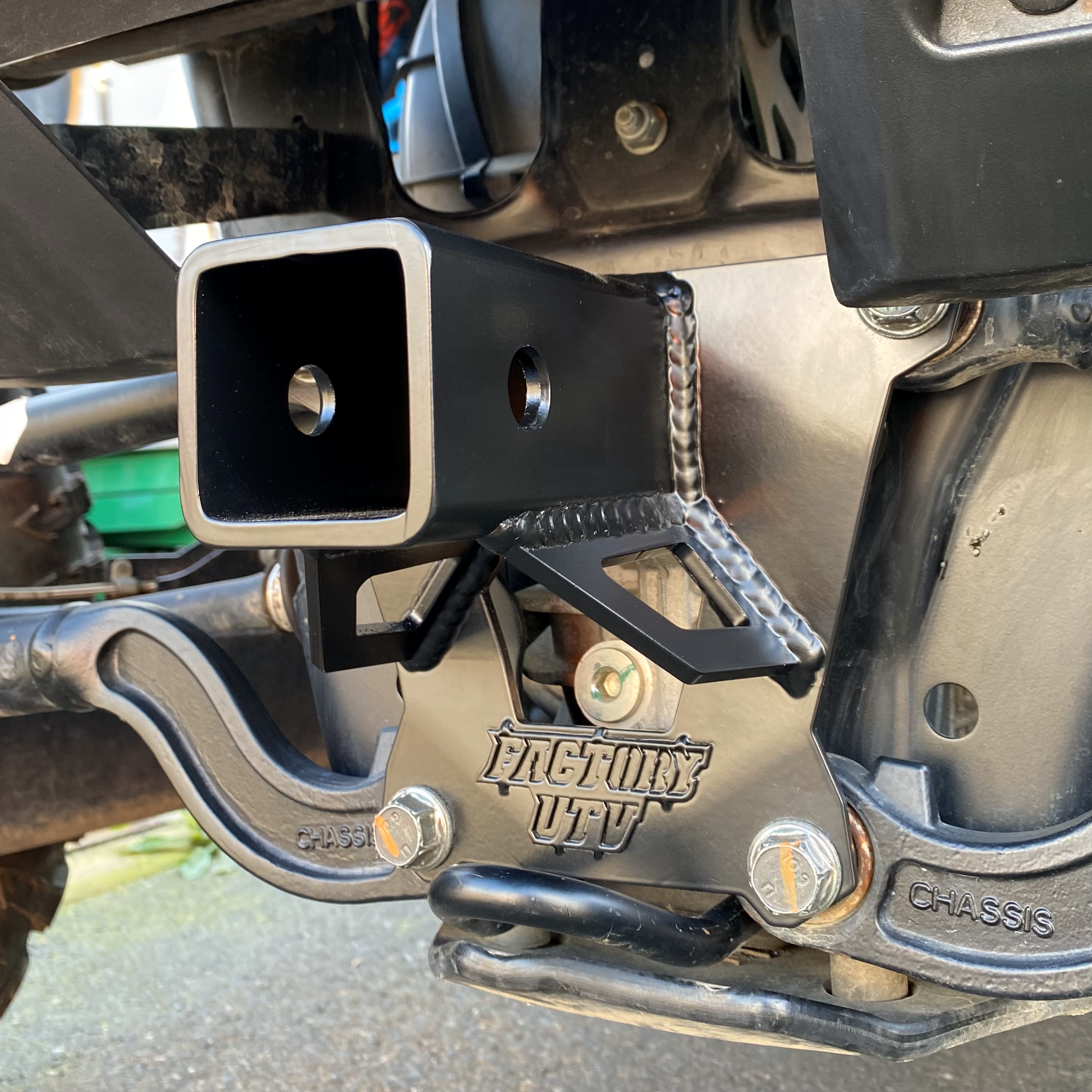 Polaris RZR XP Turbo S Rear Hitch Receiver