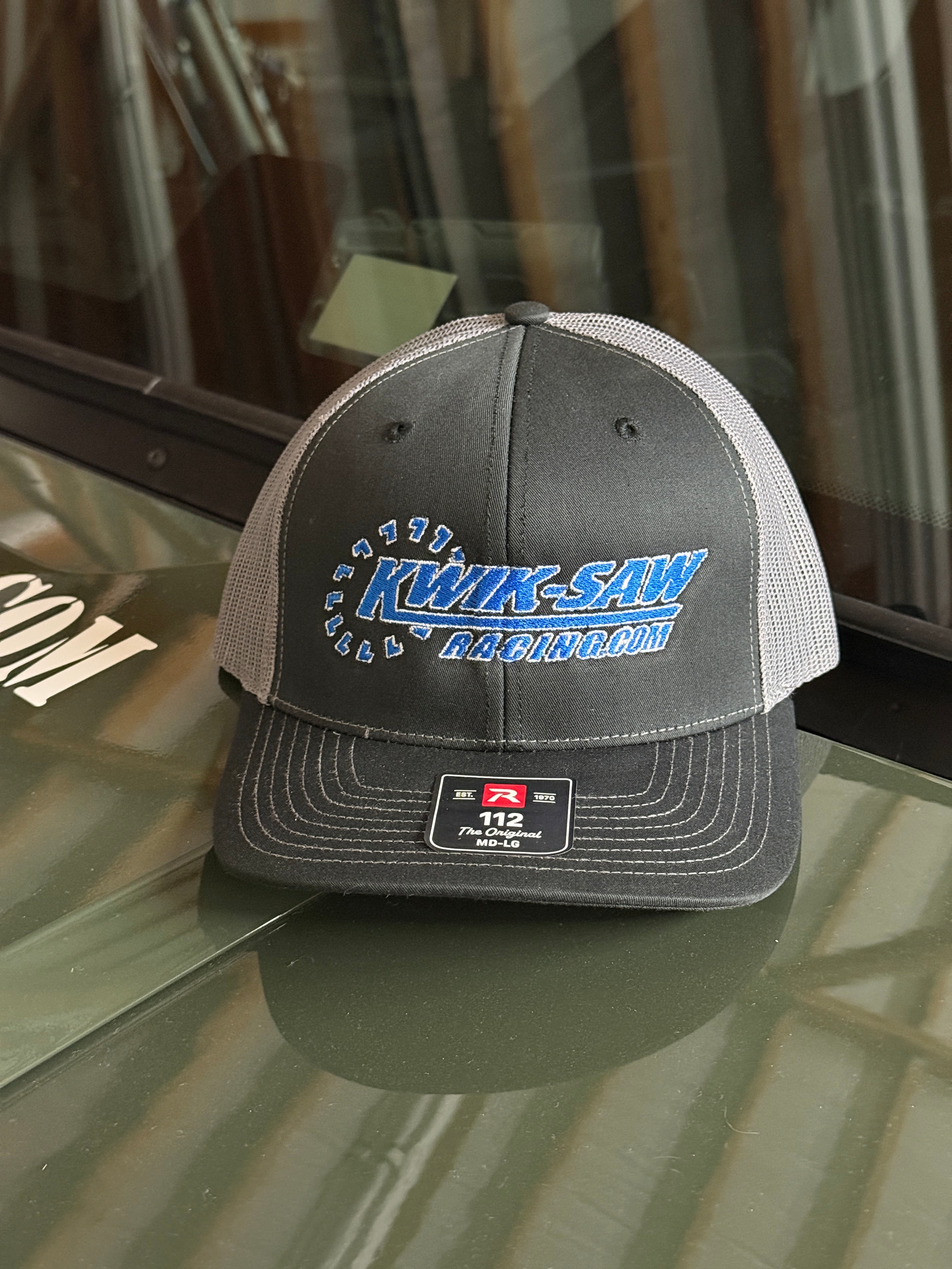 Snapback Curved Trucker Hat - Big Logo