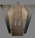 PRO XP/ TURBO R Engine & Transmissions BASH PLATES 1/4” WELD ON (RAW) by Nitro Racing Parts