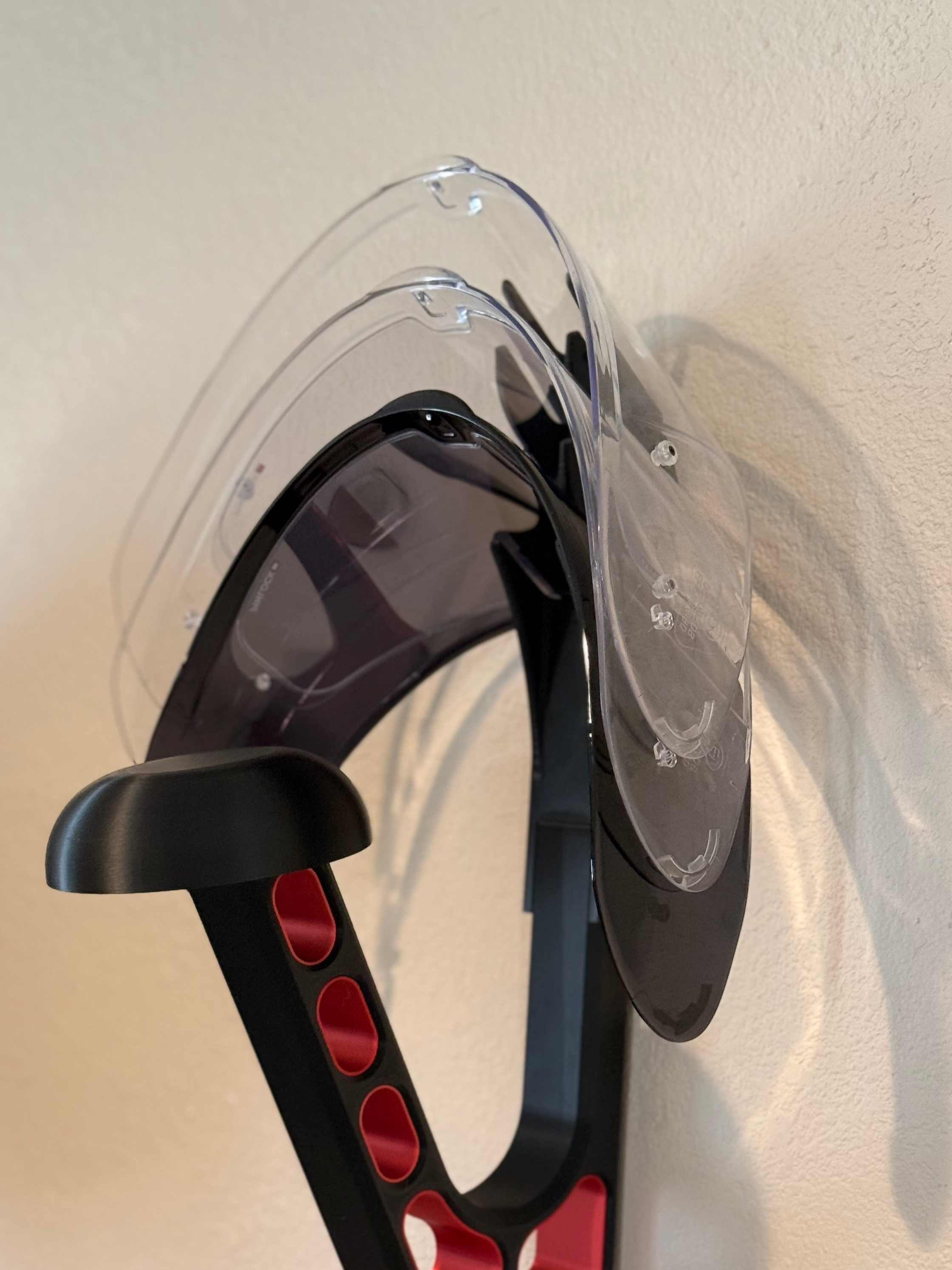 Helmet Visor Holder (Wall-Mount Add-On ONLY)