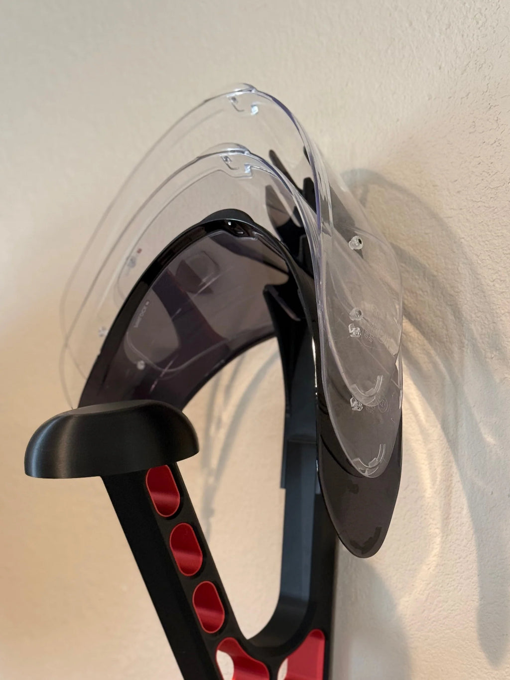 Helmet Visor Holder (Wall-Mount Add-On)
