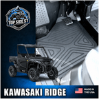 Kawasaki RiDGE HD 9mm Rubber Mats (2024 - current) by Top Side Surface Treatments