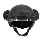 MRC Opposition Half Helmet with Rail Mounted Headset - DOT