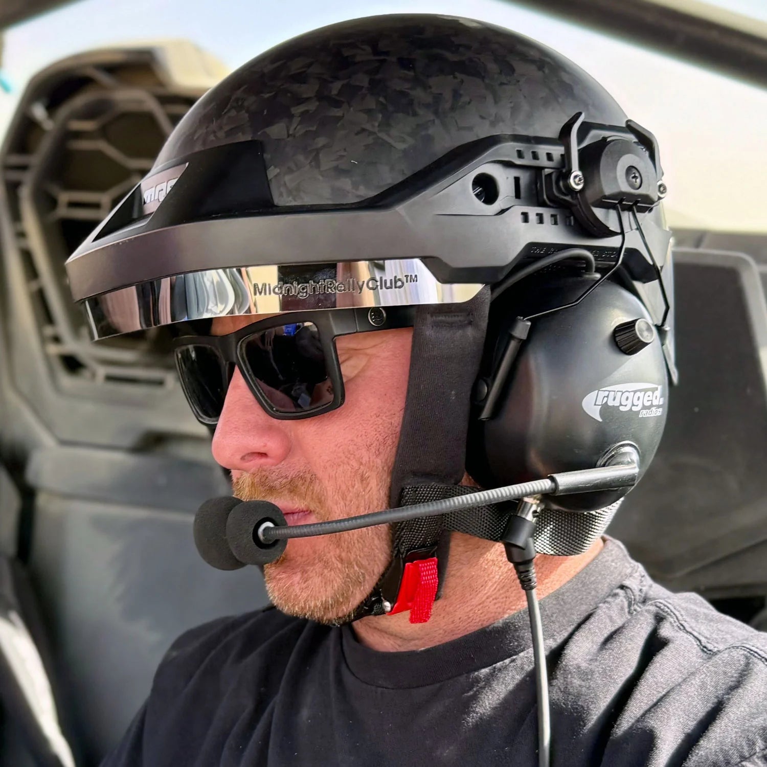 MRC Opposition Half Helmet with Rail Mounted Headset - DOT