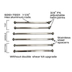 Can-Am Maverick R 6061 Radius Rods & Double Shear Kit