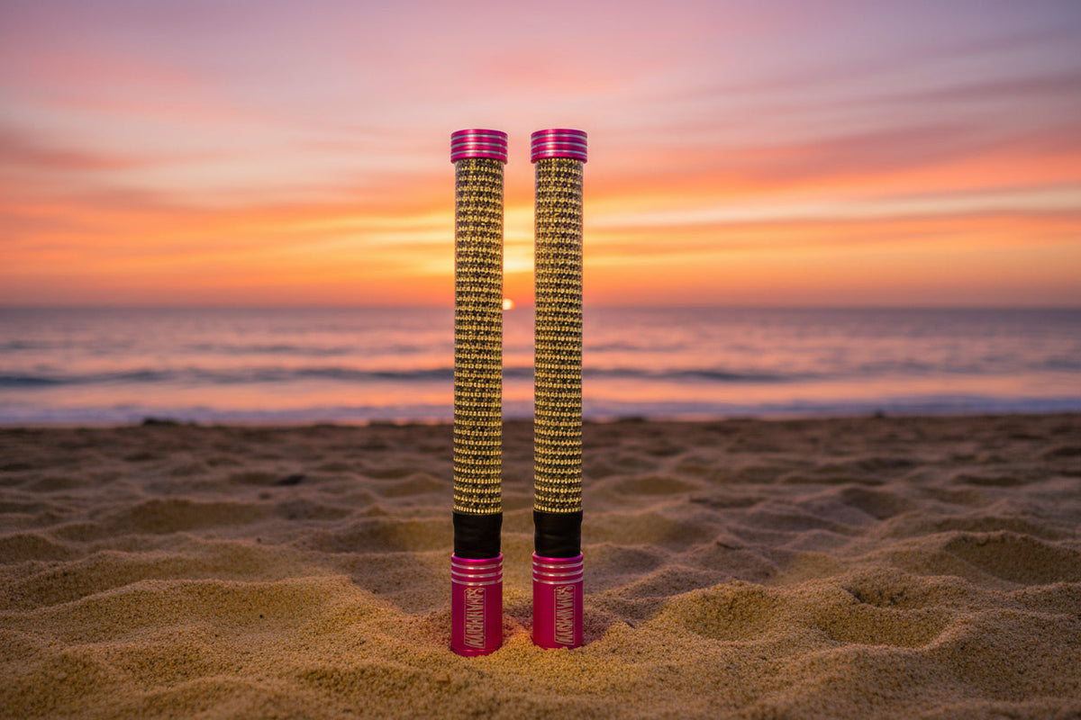 Big Moe Pink Edition LED Whips | Solid Color High-Output Safety Whips | Pair by Marshin Whips