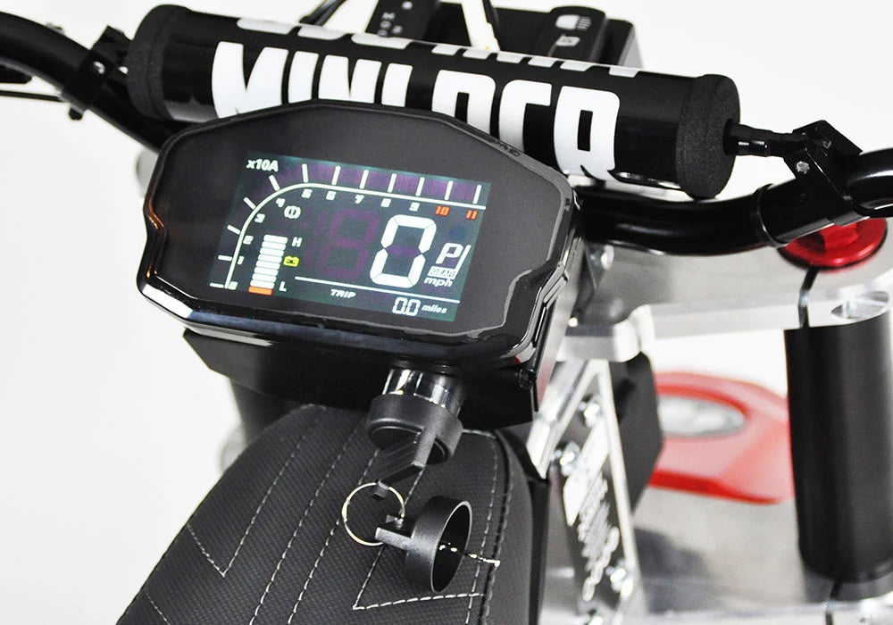 Marshin Whips Mini RCR E-Bike | 750W 72V Retro Electric Trail Bike - view 3