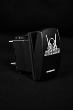 Marshin Whips Illuminated Rocker Switch | Universal LED Control | On/Off Laser-Etched - view 2