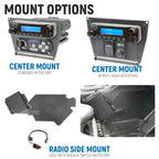 Polaris RZR PRO XP - Turbo R - Pro R - Complete Communication Kit with Bluetooth Intercom and 2-Way Radio