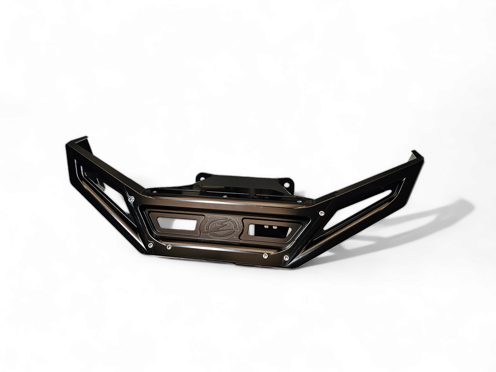 2022-2025 Polaris RZR Pro R, Pro S, Turbo R Machined Billet Front Winch Bumper (Black Anodize)