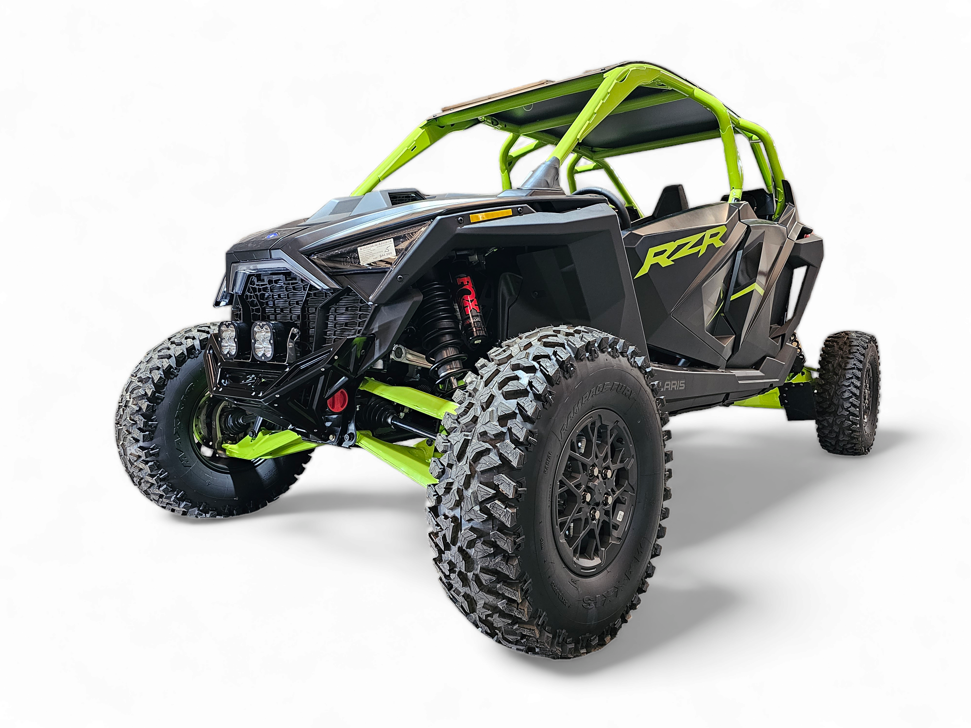 2022-2025 Polaris RZR Pro R, Pro S, Turbo R Machined Billet Front Winch Bumper (Black Anodize)