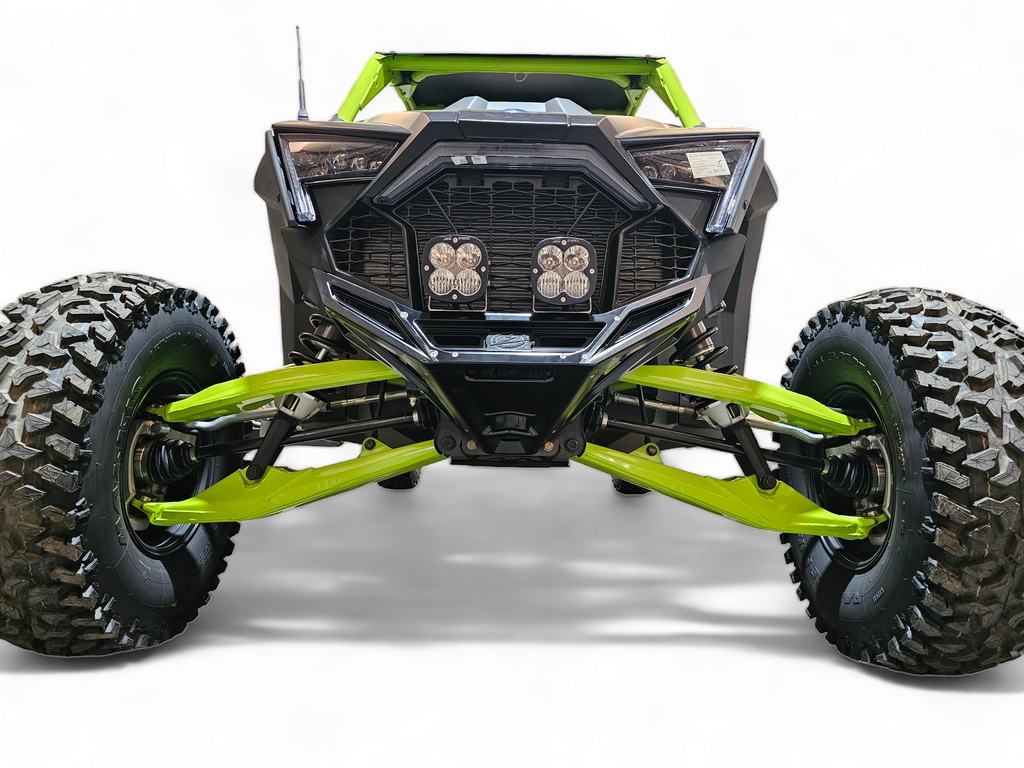 2022-2025 Polaris RZR Pro R, Pro S, Turbo R Machined Billet Front Winch Bumper (Black Anodize)