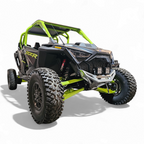 2022-2025 Polaris RZR Pro R, Pro S, Turbo R Machined Billet Front Winch Bumper (Clear Anodize)