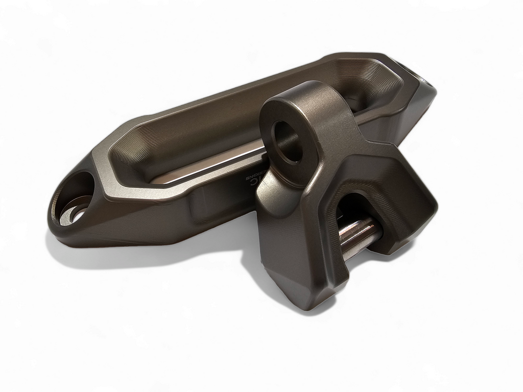 Elektric Offroad Designs UTV Winch Fairlead and Hook (Gunmetal)
