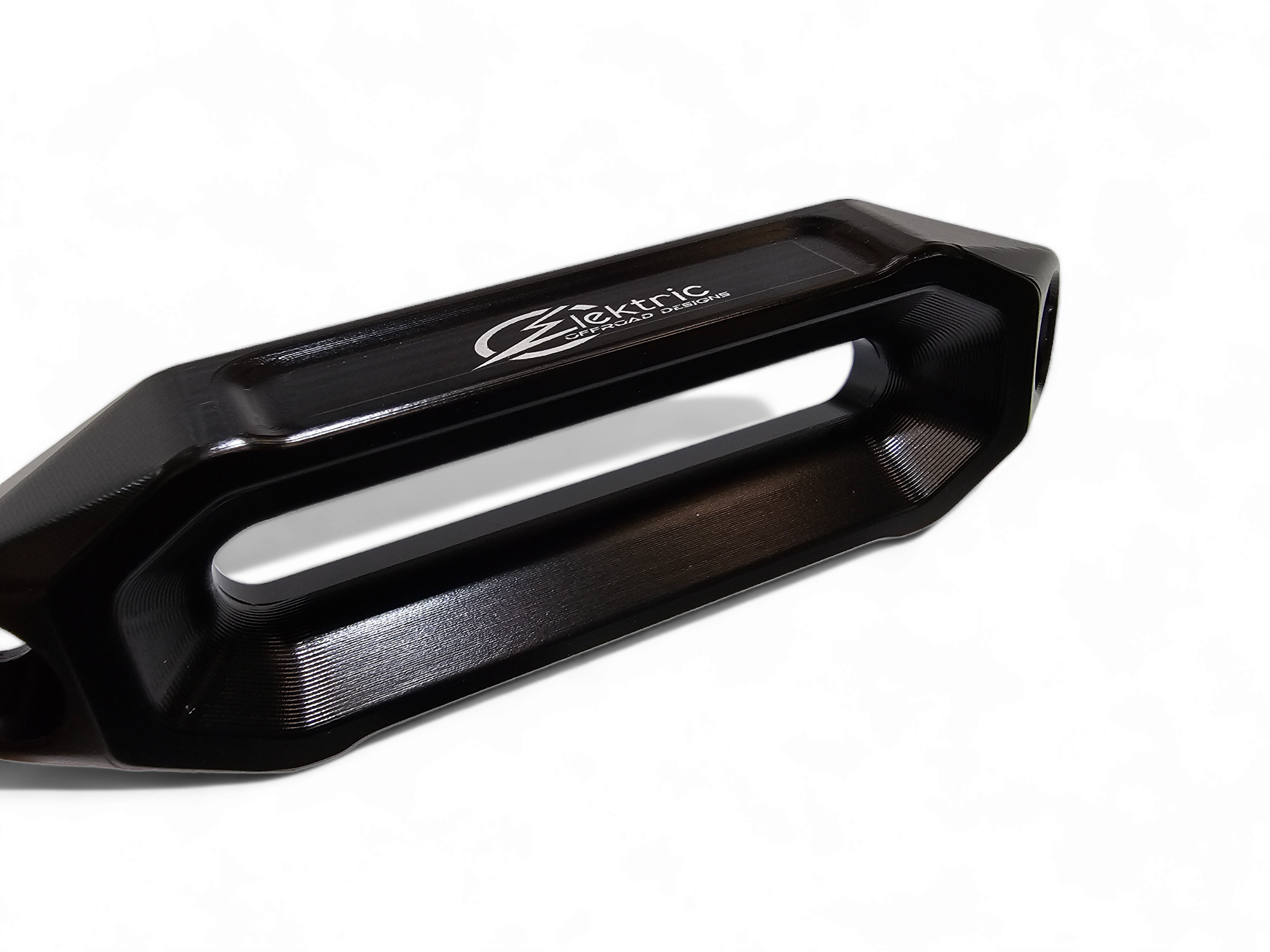 Elektric Offroad Designs UTV Winch Fairlead and Hook (Black)